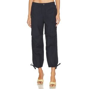 Citizens Of Humanity 'Luci' Black Poplin Slouch Parachute Size XS - NWT